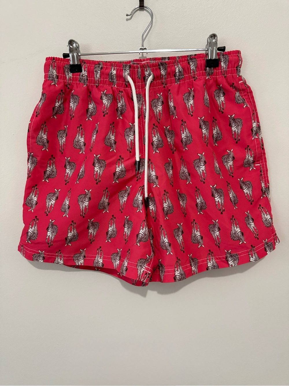 98 Coast Av. Men's Pink Printed Swim Shorts
